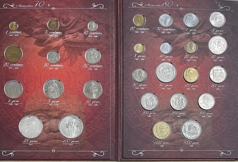ALBUM DE MONEDAS MEXICANAS DE 70’ Y 80’ Cover