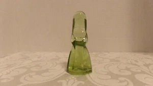 MOSSER GLASS~BY VI HUNTER~JENNY DOLL~ "IRISH MIST" ~1979~4" TALL - Picture 1 of 5