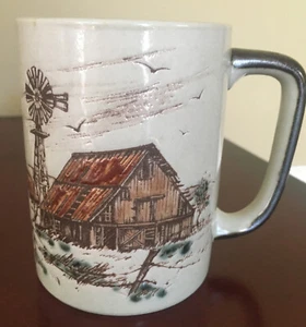 Hermosa taza de molino de viento vintage Otagiri. Excelente estado - Imagen 1 de 7