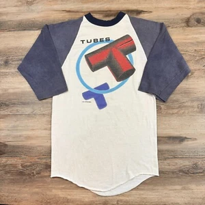 VINTAGE RARE 1981 The Tubes Authentic Concert T Shirt Raglan Baseball Size M - Bild 1 von 7