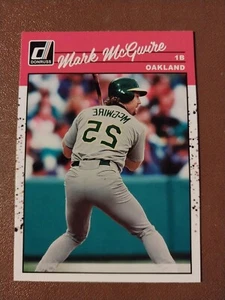 2023 MARK MCGWIRE DONRUSS RETRO REVERSE BASEBALL CARD #264 MAC A'S CARDINALS - Picture 1 of 2