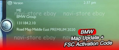 Original BMW Middle East Premium 2020 MAP + Middle East Premium 2020 FSC code - Image 1 of 4