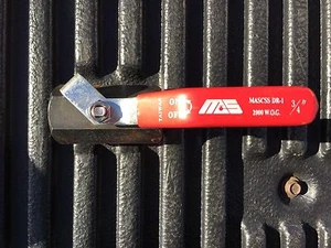 NEW MASCSS DR-1 3/4" BALL VALVE 2000 WOG Free Shipping! - Picture 1 of 3