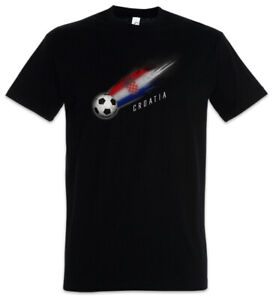 Croatia Football Comet I T-Shirt kroatische Flagge Fahne Fußball Banner Kroatien