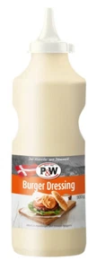 P&W Burger Dressing 6x900ml - Burger Sauce 6 Flasche á 900 ml= 5,4 Liter - Bild 1 von 5