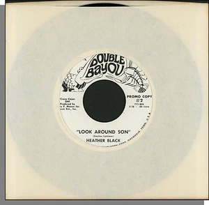 Heather Black - Look Around Son - White Label Promo 7" 45 RPM Single! - Imagen 1 de 3