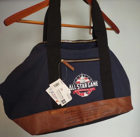 2018 MLB All Star Game FOCO Canvas Duffle Bag Washington Nationals NWT Cover