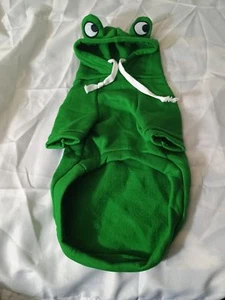 Grüner Frosch Hund Hoodie Kostüm - Bild 1 von 3