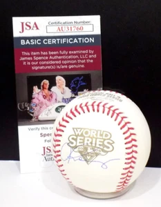 ALEX RODRIGUEZ Signed Autograph 2009 World Series Baseball Yankees JSA 💎 COA - Picture 1 of 8