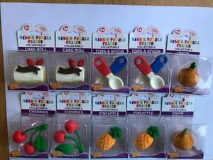 10 TY BEANIE PUZZLE ERASERS BRAND NEW SEALED - Picture 1 of 1