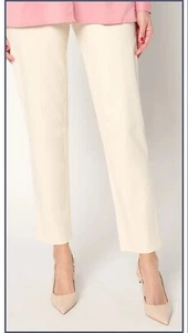 Damenhose mit Control Regular 86/14 Slim Leg Creme L - Bild 1 von 2