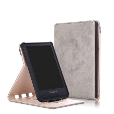 For Pocketbook 632 Aqua Tablet Case Stand Shockproof Flip Cover Leather 6'' - Image 1 of 4