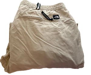 NORTH FACE convertible zip off cargo hiking khaki shorts pants Sz XL TG stow - Picture 1 of 23