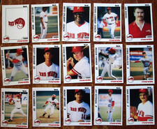 MILB TEAM SET: 1990 Riverside Red Wave 27 Cards Bruce Bochy MGR, Nate Colbert C