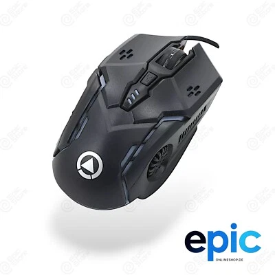 USB Gaming Maus 6 programmierbare Tasten 3500 DPI Kabelgebunden Gamer Mouse - Bild 1 von 4