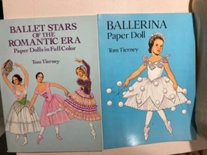 2 Paperdolls: BALLERINA / BALLETTSTARS ROMANTISCHE ZEIT Tom Tierney ELEGANT!!! - Bild 1 von 5