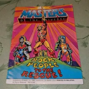 Masters Of The Universe Mini Comic ROCK PEOPLE TO THE RESCUE 1985 RARE VINTAGE - Bild 1 von 2