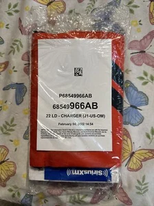 2022 DODGE CHARGER OWNERS MANUAL KIT 68549966AB NEW SEALED COMPLETE OEM - Picture 1 of 2