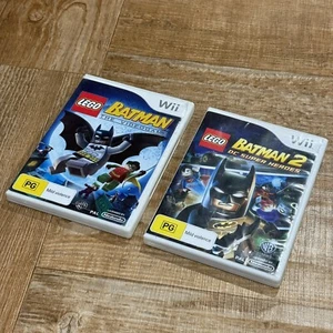LEGO Batman: The Videogame & DC Super Heros Bundle Nintendo Wii Wii U Manual 1 2 - Picture 1 of 11
