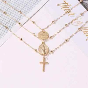 Recién Llegado Boho Collares Colgantes en Capas Gargantilla Cadena Corta Joyería - Imagen 1 de 12