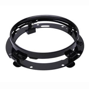 7" Para Harley Davidson Faro Motocicleta Redondo Montaje Soporte Anillo Parte - Imagen 1 de 10