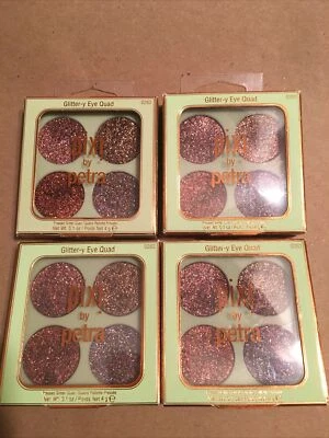 4 piezas Pixi by Petra Glitter Eye Quad 4 colores  Foto 1 de 2