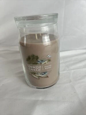 Yankee Candle 2-Wick Signature Tumbler 20 oz Large Jar Candles Seaside Woods - Image 1 of 4