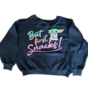 Star Wars Sweater - Youth Large (12-14) - Grogu - But first, Snacks! - Picture 1 of 4