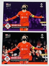 Mohamed Salah 2023 Topps Now Europa Purple Parallel #60/99 + Base 