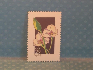 American Wildflowers Single Unused 29c US Postage Stamp-the Sego Lily - No. 2667 - Picture 1 of 1