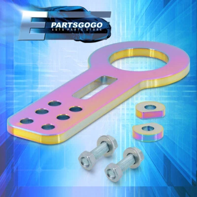 For 88-00 Honda Civic EF EG EK / Integra DA DC Front JDM Tow Hook Kit Neo Chrome Foto 1 de 3