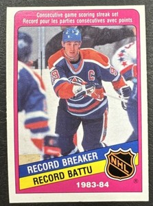 1984-85 O-Pee-Chee OPC Hockey - #388 Wayne Gretzky RB - Edmonton Oilers