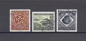 LIECHTENSTEIN 1953 SG 317/319 USATO - Foto 1 di 1