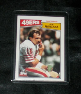 1987 TOPPS #112 JOE MONTANA HOF SAN FRANCISCO 49ERS NFL UNGRADED FOOTBALL CARD - Bild 1 von 2