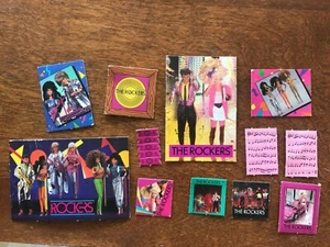 SET 2 INSERTI CARTONE BARBIE AND THE ROCKERS ORIGINALI VINTAGE MATTEL 1985 - Foto 1 di 1