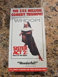 Sister Act 2 VHS Screener Demo Tape - Picture 1 of 2