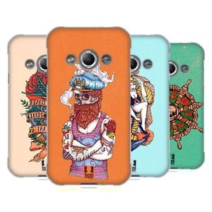 HEAD CASE DESIGNS NAUTICAL TATTOOS SOFT GEL CASE FOR SAMSUNG PHONES 4 - Picture 1 of 11