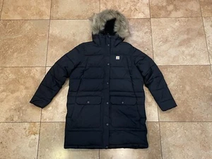 Carhartt Women's Montana Puffer Jacket Rain Defender Relaxed Fit Sz Large Black - Picture 1 of 16
