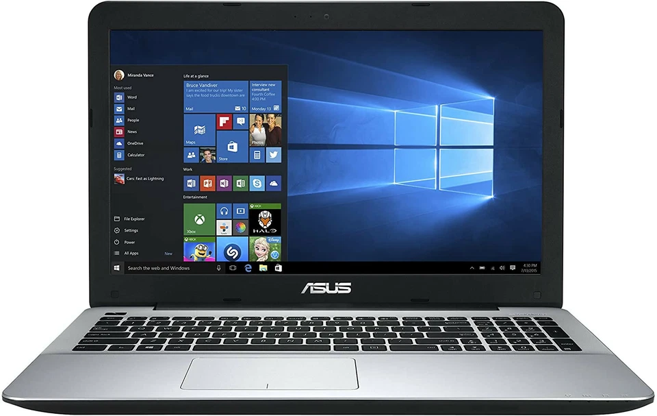 Portable Asus 15.6 pouces Full HD A9 SSD 256Go Windows 10 - Photo 1/1