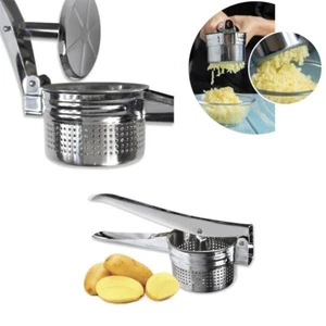 Schiacciapatate in alluminio passatelli fondo 4mm cucina schiaccia patate purè - Foto 1 di 3