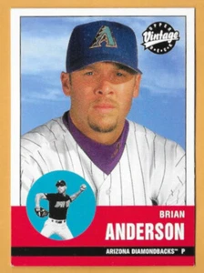 BRIAN ANDERSON ARIZONA DIAMONDBACKS #229 - PONTE SUPERIORE VINTAGE QUASI NUOVO-MT 2001 - Foto 1 di 2