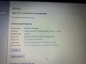 Dell Latitude E7440 14" (237GB SSD, Intel Core i7-4600U, 2.1 GHz, 16GB RAM)... - Picture 1 of 4