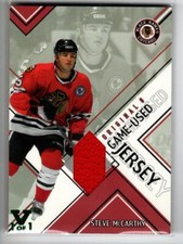 2003-04 Parkhurst Original Six Chicago Memorabilia #CM6 Steve McCarthy/100* 1/1