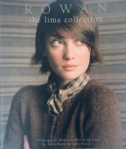 Rowan Knitting Pattern Book The Lima Collection 15 Designs for Women and Men NEW - Picture 1 of 4