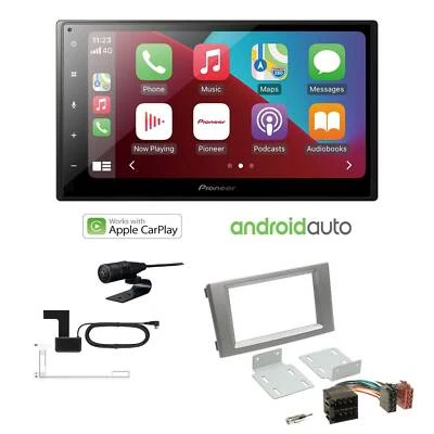 Pioneer Autoradio Apple CarPlay DAB für Iveco Daily IV und V 2006-2014 silber - Bild 1 von 4