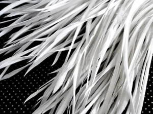 White Goose Biot Feathers 15 Pcs  Loose 6-9" Millinery Crafts Costumes Decor  - Picture 1 of 7