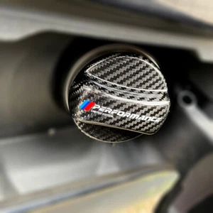For BMW F30 F80 F82 F85 E92 Real Carbon Fiber Car Fuel Tank Oil Gas Cap decor - Picture 1 of 6