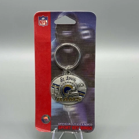 2003 ST. LOUIS RAMS KEYCHAIN New in Original Package Officially Licensed Cover
