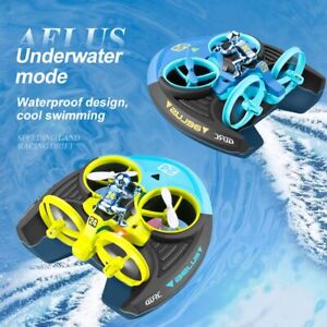Air/Land/Water Driving RC Drone Quadcopter Remote Control Airplane Plane Toy