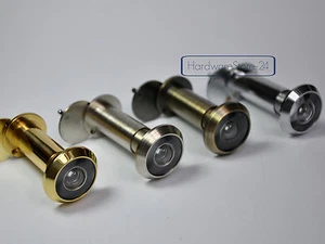 Türspion 180° Ø 16mm mit Sichtschutz Glas-Optik Türstärke: 40-70 mm Top Qualität - Bild 1 von 7